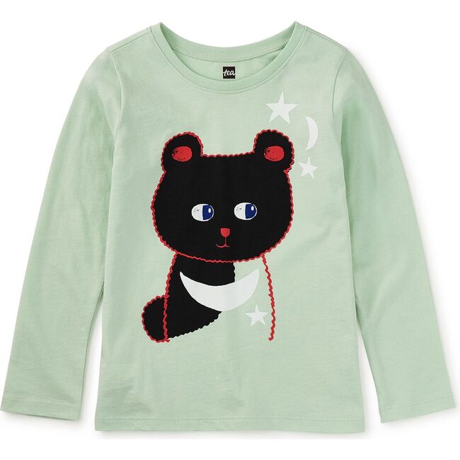 Moon Bear Graphic Tee, CELADON