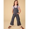 Wide Leg Denim-Like Overalls, Indigo - Overalls - 3