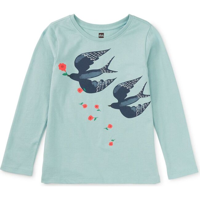 Magpies Graphic Tee, STERLING BLUE