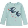 Magpies Graphic Tee, STERLING BLUE - T-Shirts - 1 - thumbnail