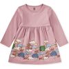 Tiger Story Skirted Dress, Hydrangea - Dresses - 3