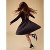 Velour Ballet Dress, Jet Black - Dresses - 4