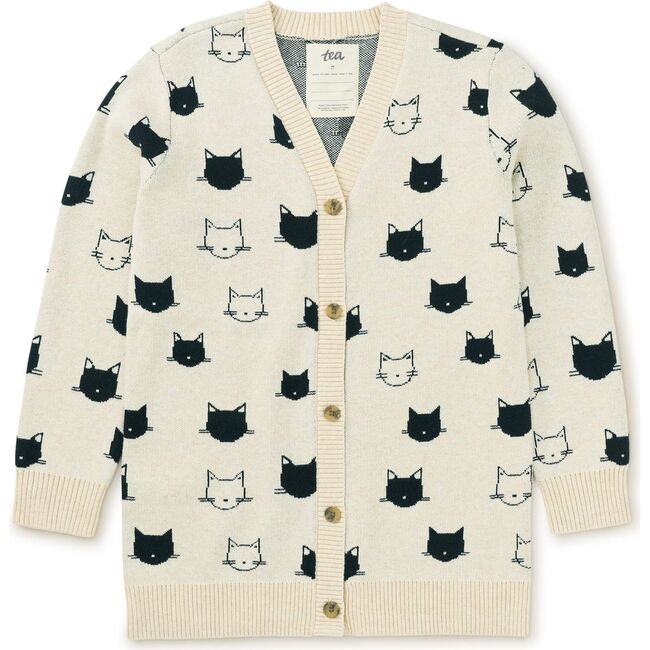 Long Iconic Cat Cardigan, Turkish Cats