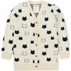 Long Iconic Cat Cardigan, Turkish Cats - Cardigans - 1 - thumbnail
