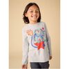 Lucky Dragon Graphic Tee, Oyster Grey - T-Shirts - 2