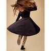 Velour Ballet Dress, Jet Black - Dresses - 6