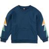 Lightning Kanga Popover, Bedford Blue - Sweatshirts - 1 - thumbnail