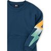 Lightning Kanga Popover, Bedford Blue - Sweatshirts - 2