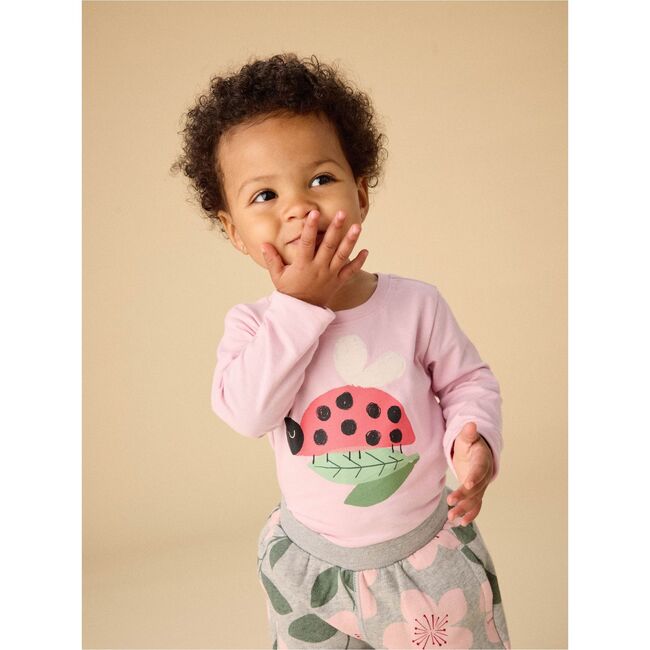 Ladybug Graphic Tee, HONEYSUCKLE ROSE - T-Shirts - 2