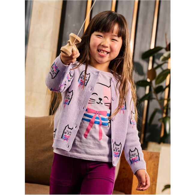 Iconic Bowtie Cats Cardigan, Bowtie Cats - Cardigans - 2