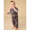 Layered Button-Up Baby Romper, Korean Pottery Dragon - Rompers - 3