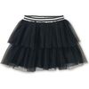 Tiered Tulle Skirt, Jet Black - Skirts - 1 - thumbnail