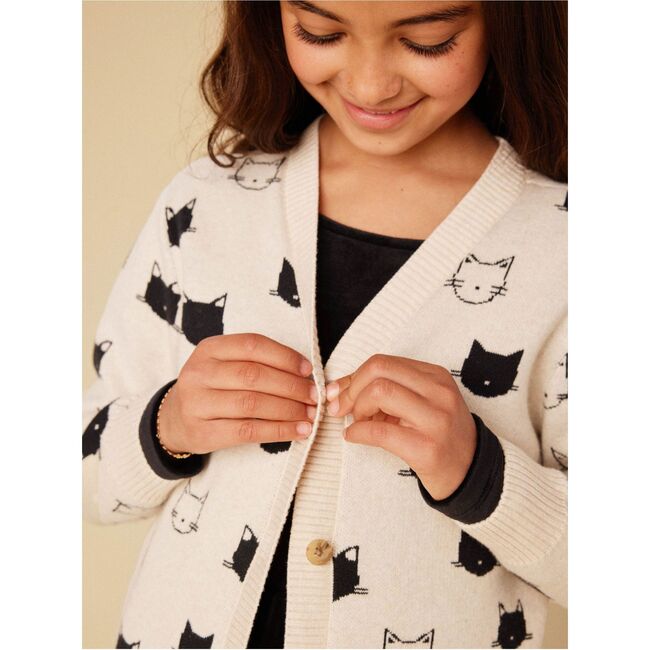 Long Iconic Cat Cardigan, Turkish Cats - Cardigans - 5