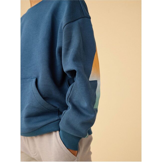 Lightning Kanga Popover, Bedford Blue - Sweatshirts - 7
