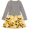 Tiered Skirted Twirl Dress, Plum Blossom - Dresses - 1 - thumbnail