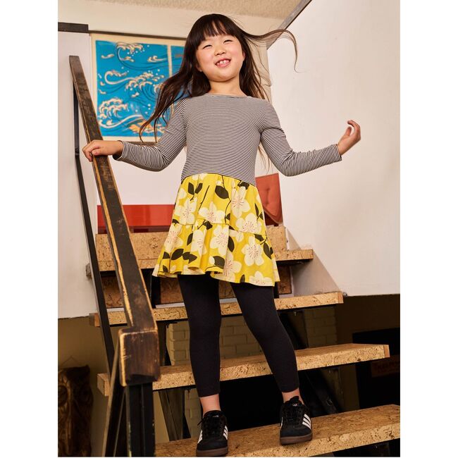 Tiered Skirted Twirl Dress, Plum Blossom - Dresses - 2
