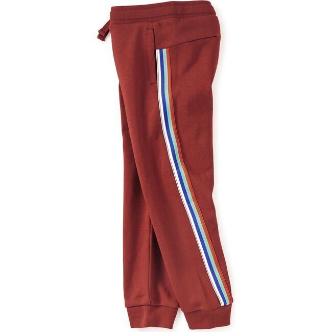 Stripe-Out Joggers, Dark Maple