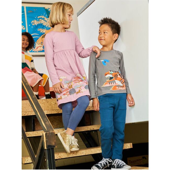 Tiger & Magpie Double Sided Te, Thunder - T-Shirts - 3