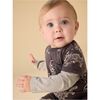 Layered Button-Up Baby Romper, Korean Pottery Dragon - Rompers - 5