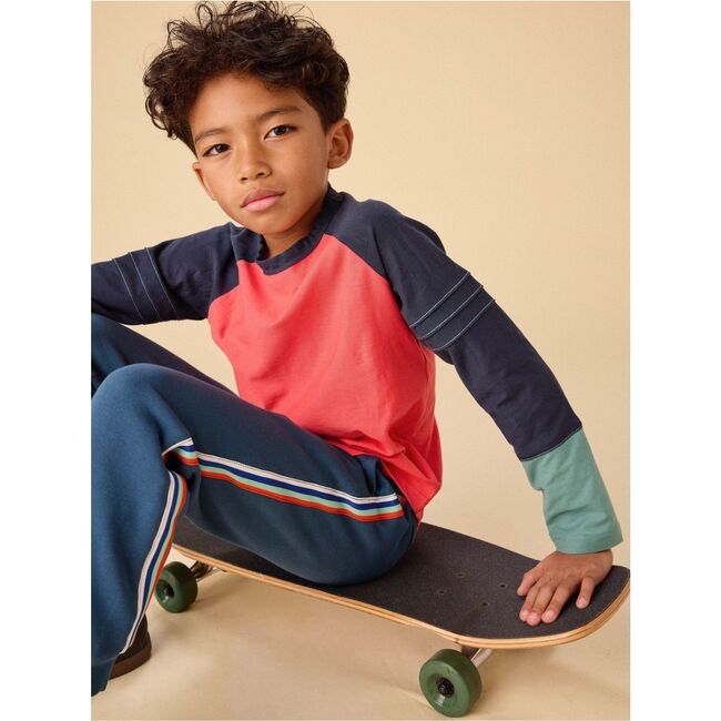 Stripe-Out Joggers, Bedford Blue - Sweatpants - 3
