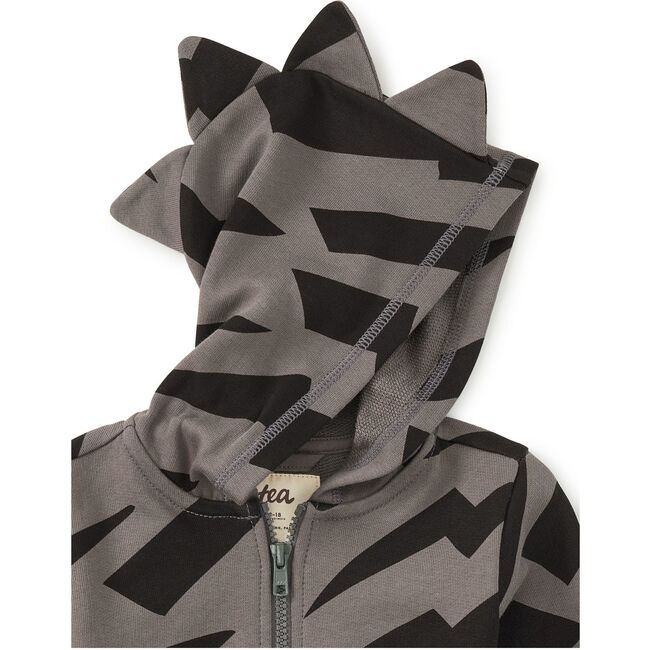Spike Out Baby Hoodie, Lightning Stripes - Sweatshirts - 3