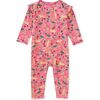 Ruffle Shoulder Baby Romper, Rabbit & Turtle Folktale - Rompers - 1 - thumbnail