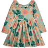 Ruffle Collar Ballet Dress, Chalk Water Lillies - Dresses - 1 - thumbnail