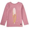 Reading Fox Double Sided Tee, Antique Rose - T-Shirts - 2