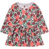Printed Pocket Play Dress, Persimmon Dot Floral - Dresses - 2