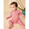 Ruffle Shoulder Baby Romper, Rabbit & Turtle Folktale - Rompers - 2