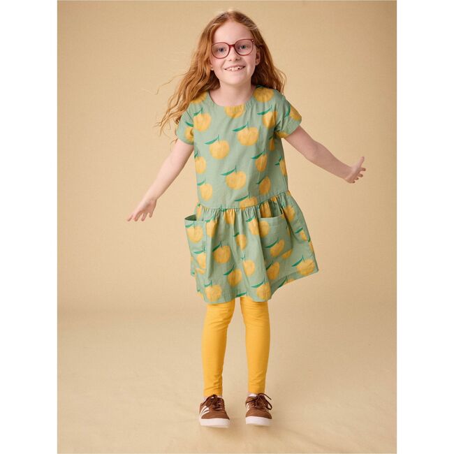 Solid Leggings, MUSTARD - Leggings - 3
