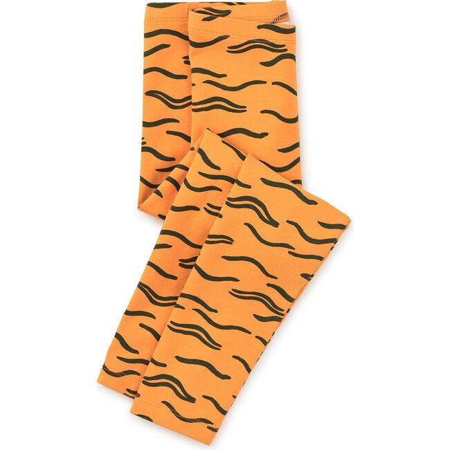 Printed Leggings, Tiger Stripes
