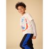 Skater Moon Bear Layered Tee, Birch - T-Shirts - 3