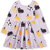 Printed Ballet Dress, Cats in Hats - Dresses - 1 - thumbnail