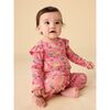 Ruffle Shoulder Baby Romper, Rabbit & Turtle Folktale - Rompers - 3