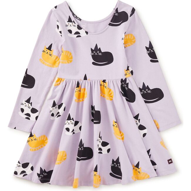 Printed Ballet Dress, Cats in Hats - Dresses - 2