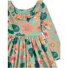 Ruffle Collar Ballet Dress, Chalk Water Lillies - Dresses - 4
