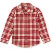 Flannel Button Up Shirt, KORBP203 - Button Downs - 1 - thumbnail