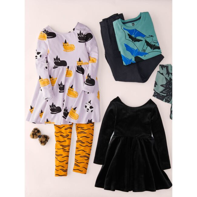 Printed Leggings, Tiger Stripes - Leggings - 3