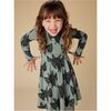 Printed Ballet Dress, Fly By Night Bats - Dresses - 3