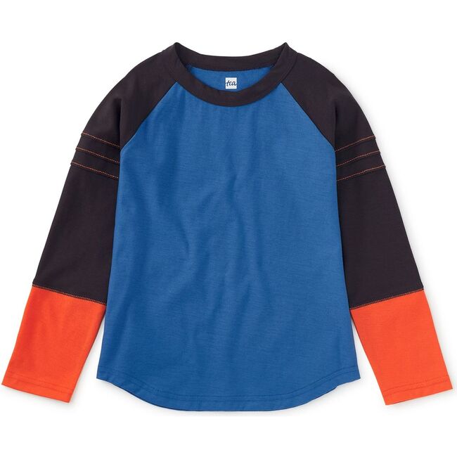 Explorer Colorblock Raglan Top, Imperial