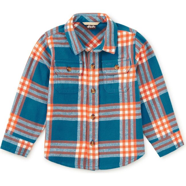 Flannel Button Up Shirt, KORBP204 - Button Downs - 2
