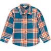 Flannel Button Up Shirt, KORBP204 - Button Downs - 2