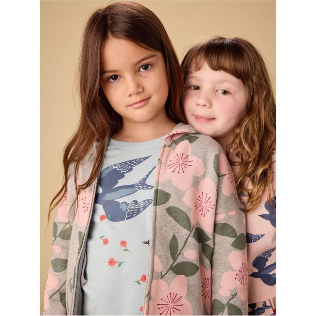 Printed Pocket Play Dress, Magpies & Flowers - Dresses - 6