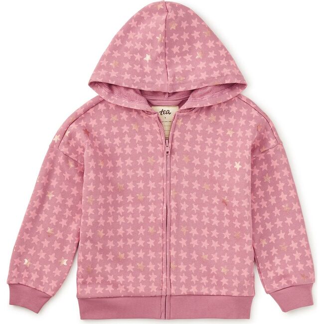 Easy Fit Hoodie, Metallic Stars
