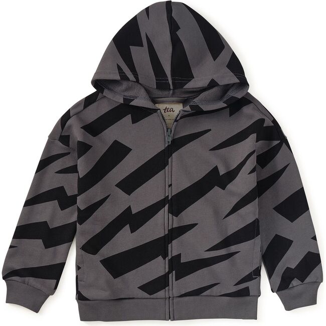 Easy Fit Hoodie, Lightning Stripes