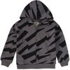 Easy Fit Hoodie, Lightning Stripes - Sweatshirts - 1 - thumbnail