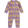 Ruffle Shoulder Baby Romper, Dragon Swallowtail Butterflies - Rompers - 1 - thumbnail
