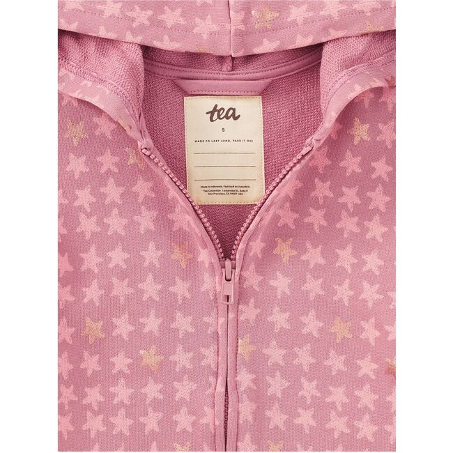 Easy Fit Hoodie, Metallic Stars - Sweatshirts - 2