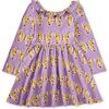 Ruffle Collar Ballet Dress, Dragon Swallowtail Butterflies - Dresses - 1 - thumbnail